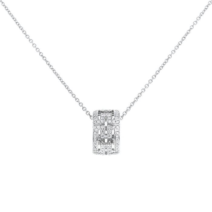 [Lucky Star]PARENTESI NECKLACE SILVER DIAMOND