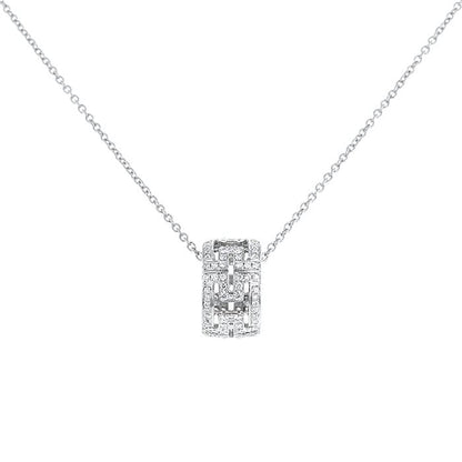 [Lucky Star]PARENTESI NECKLACE SILVER DIAMOND