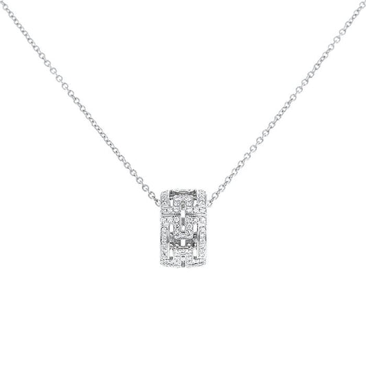 [Lucky Star]PARENTESI NECKLACE SILVER DIAMOND