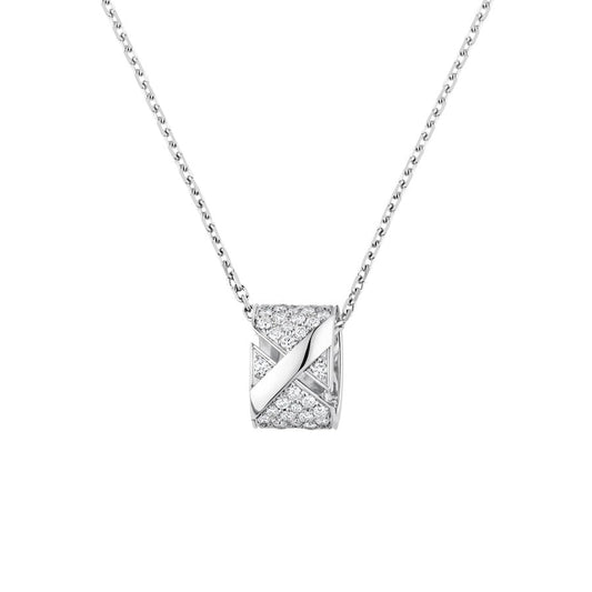 [Lucky Star]LIENS EVIDENCE DIAMOND PAVED NECKLACE
