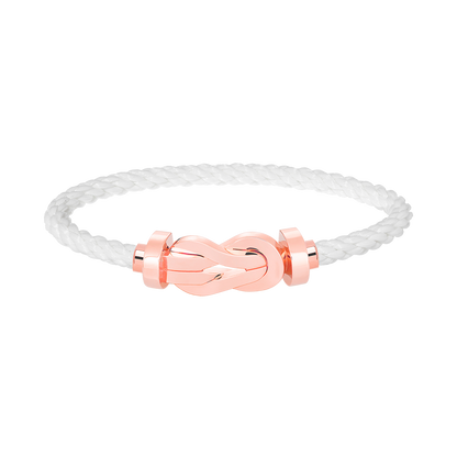 [Lucky Star]CHANCE LARGE 8 FIGURE BUCKLE NO DIAMOND BRACELET ROSE GOLD