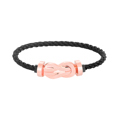 [Lucky Star]CHANCE LARGE 8 FIGURE BUCKLE NO DIAMOND BRACELET ROSE GOLD