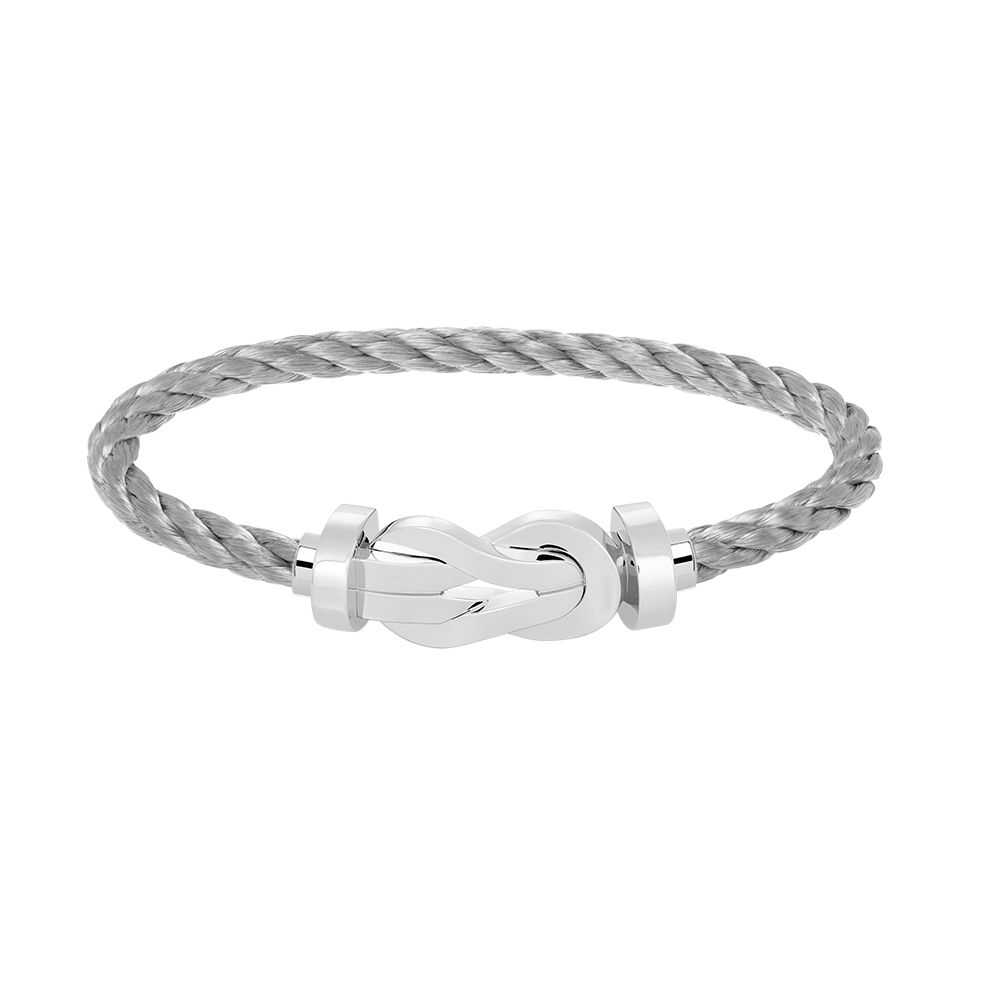 [Lucky Star]CHANCE LARGE 8 FIGURE BUCKLE NO DIAMOND BRACELET SILVER