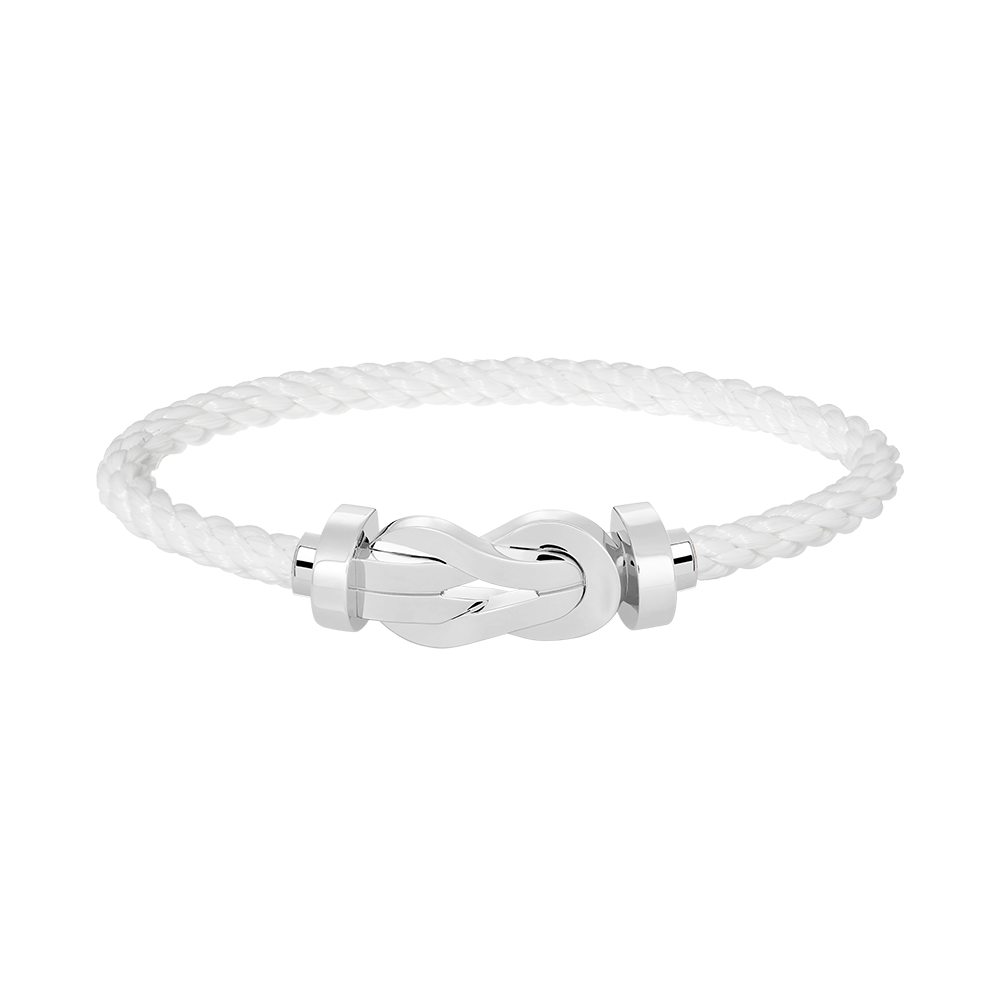 [Lucky Star]CHANCE LARGE 8 FIGURE BUCKLE NO DIAMOND BRACELET SILVER
