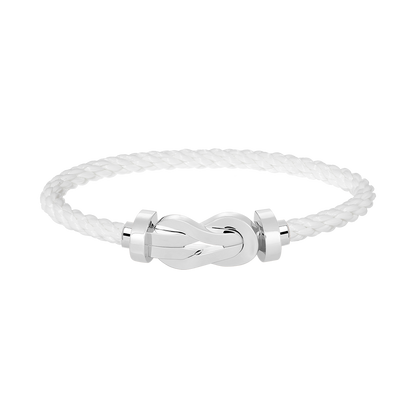 [Lucky Star]CHANCE LARGE 8 FIGURE BUCKLE NO DIAMOND BRACELET SILVER