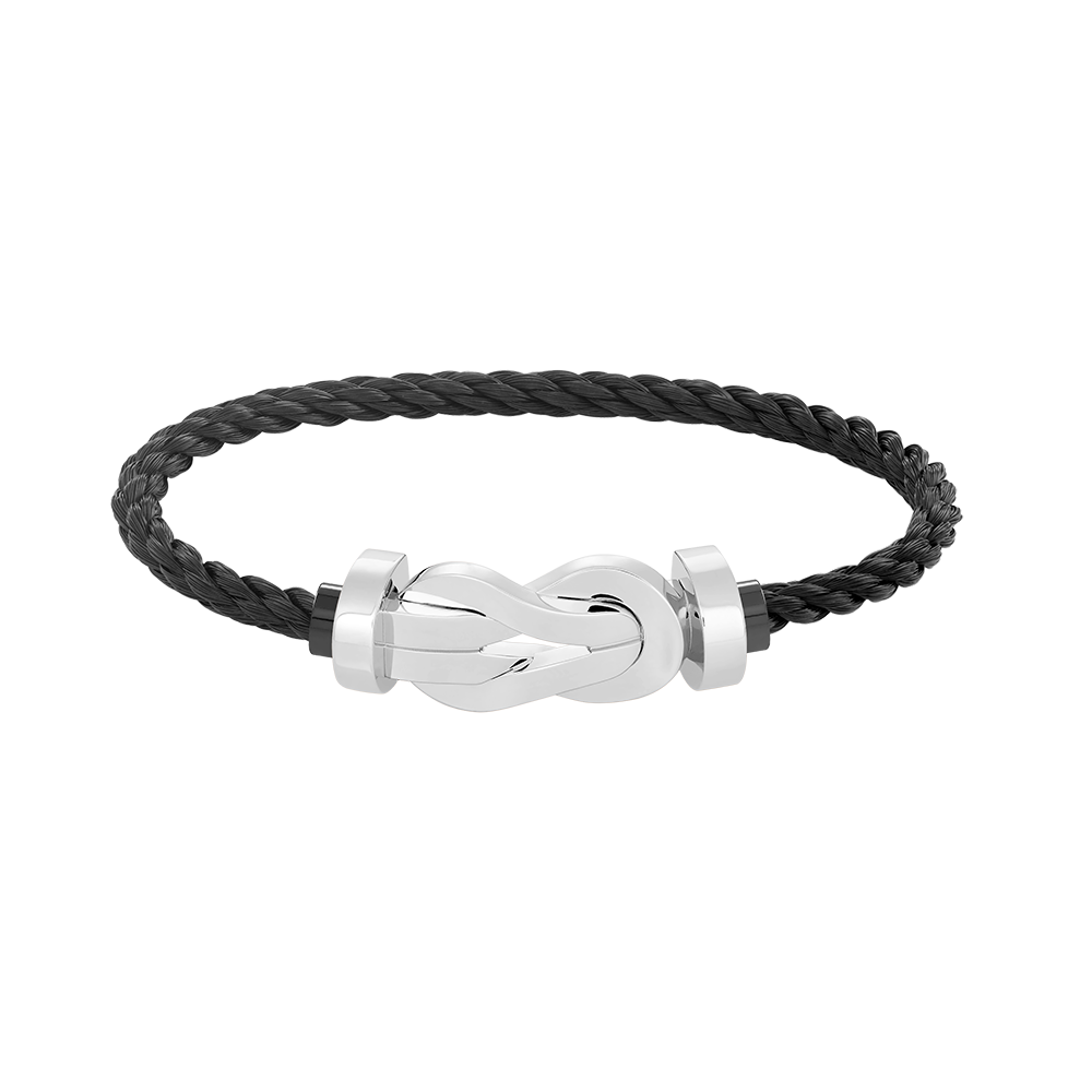 [Lucky Star]CHANCE LARGE 8 FIGURE BUCKLE NO DIAMOND BRACELET SILVER
