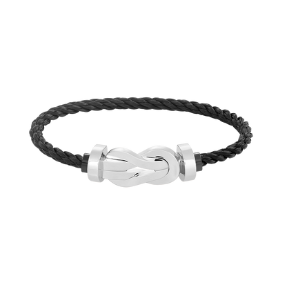 [Lucky Star]CHANCE LARGE 8 FIGURE BUCKLE NO DIAMOND BRACELET SILVER
