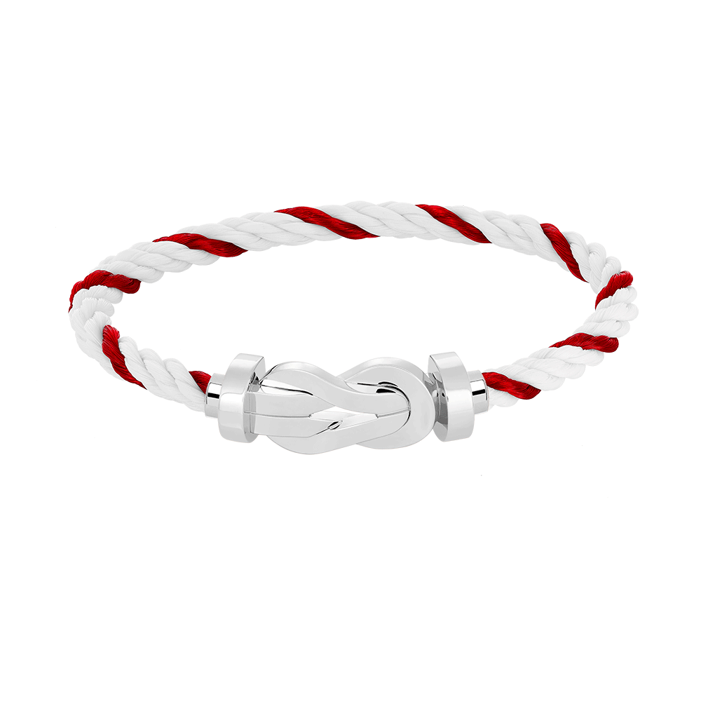 [Lucky Star]CHANCE LARGE 8 FIGURE BUCKLE NO DIAMOND BRACELET SILVER