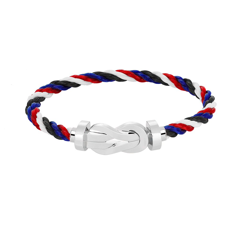 [Lucky Star]CHANCE LARGE 8 FIGURE BUCKLE NO DIAMOND BRACELET SILVER