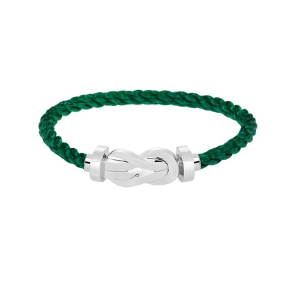 [Lucky Star]CHANCE LARGE 8 FIGURE BUCKLE NO DIAMOND BRACELET SILVER