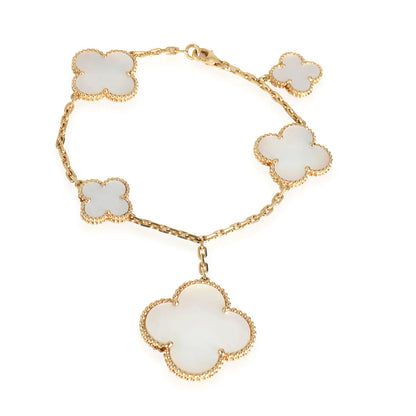 [Lucky Star]MAGIC CLOVER MOP GOLD BRACELET 5 MOTIFS