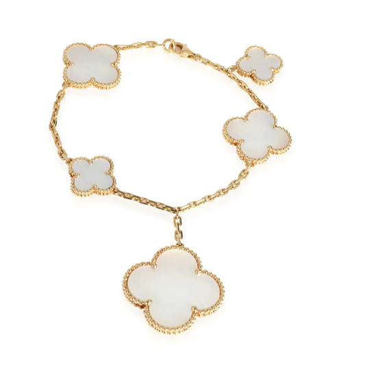 [Lucky Star]MAGIC CLOVER MOP GOLD BRACELET 5 MOTIFS