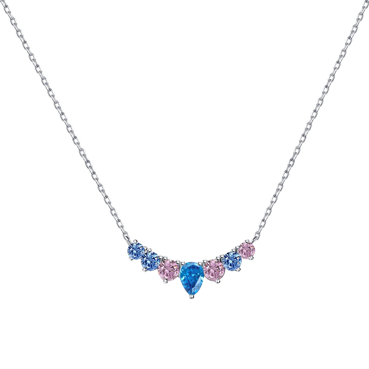 [Lucky Star]Dainty Colorful Heart Necklace