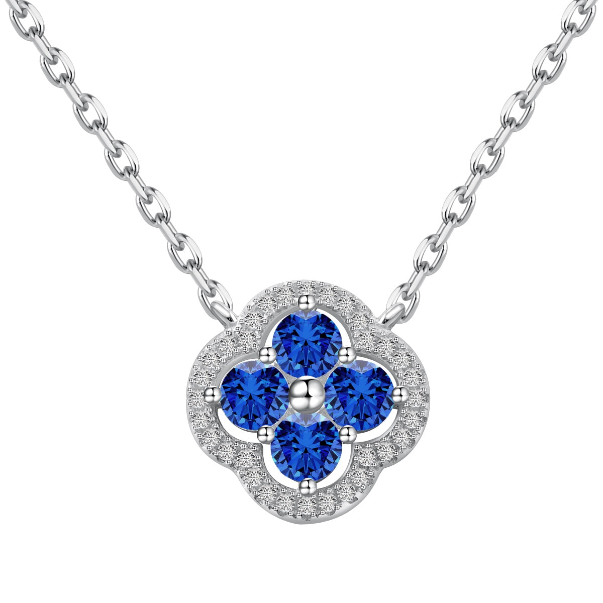 [Lucky Star]Exquisite Necklace With Four-Leaf Clover Flower Design