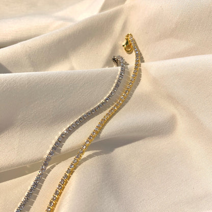 [Lucky Star]Radiant Shinning Princess Cut Tennis Bracelet