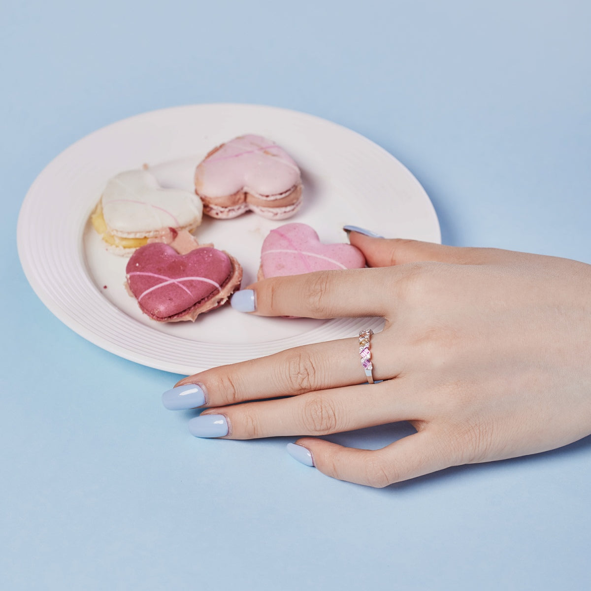 [Lucky Star]Delicate Vibrant Emerald Cut Daily Ring
