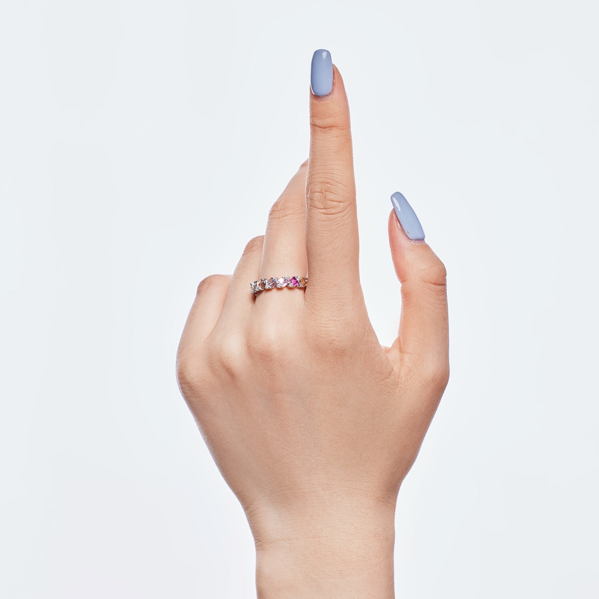 [Lucky Star]Delicate Vibrant Emerald Cut Daily Ring