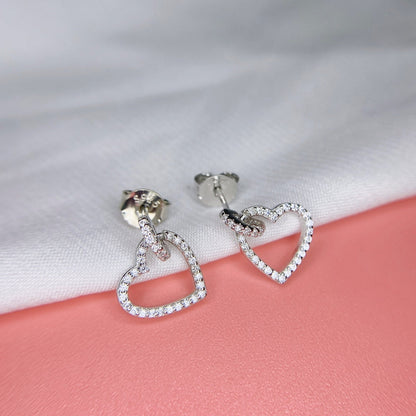 [Lucky Star]Dainty Heart Shape Earrings