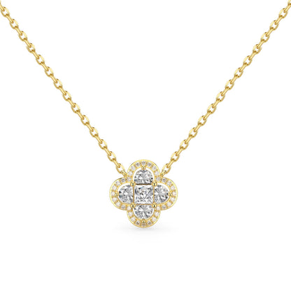 [Lucky Star]Spliced Lucky Four-Leaf Clover Versatile Necklace
