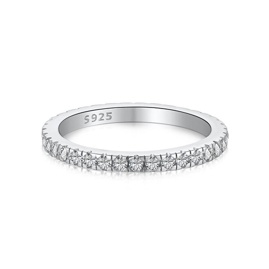 [Lucky Star]Delicate Sparkling Round Cut Daily Ring