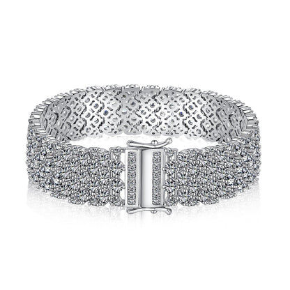 [Lucky Star]Ornate Elegant Round Cut Party Bracelet