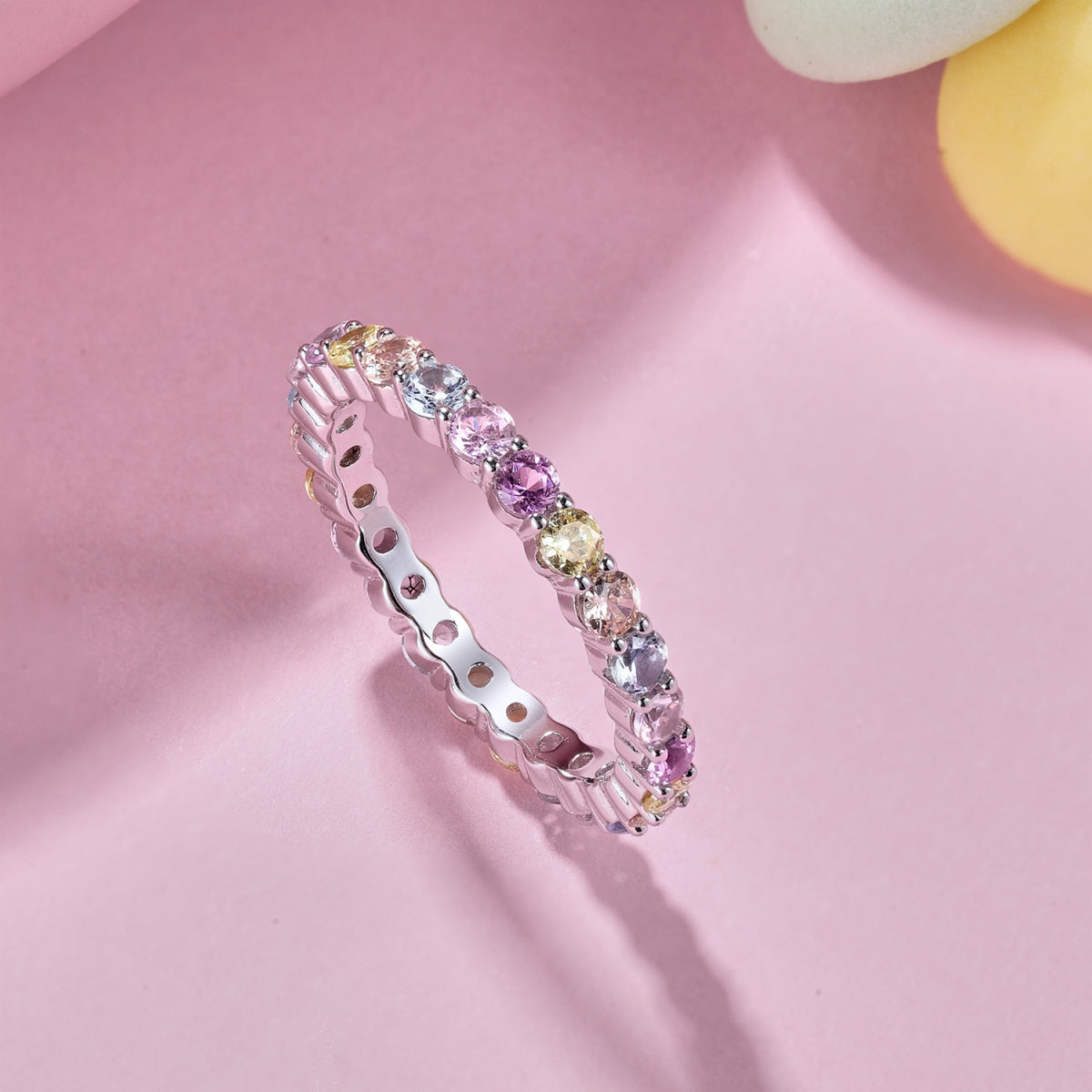 [Lucky Star]Dazzling Resplendent Round Cut Party Ring