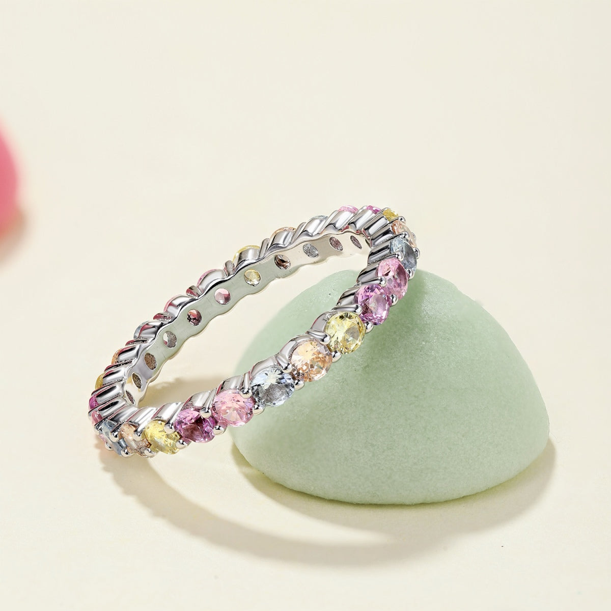 [Lucky Star]Dazzling Resplendent Round Cut Party Ring