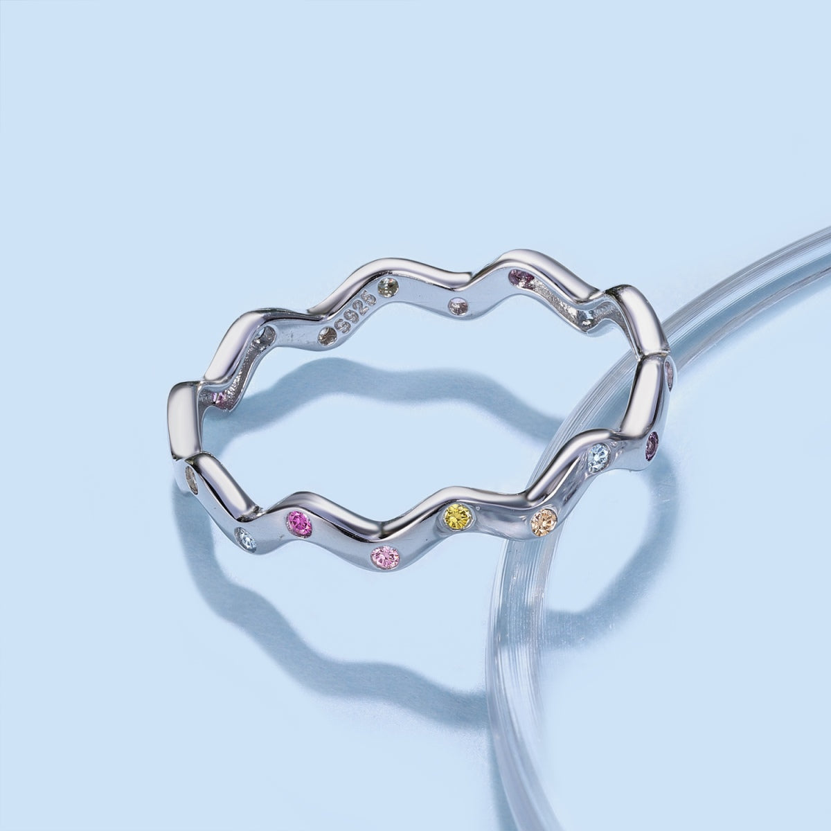 [Lucky Star]Ornate Vibrant Round Cut Daily Ring