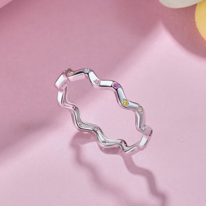 [Lucky Star]Ornate Vibrant Round Cut Daily Ring