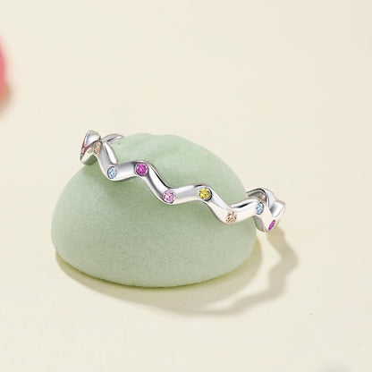 [Lucky Star]Ornate Vibrant Round Cut Daily Ring