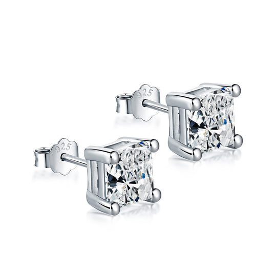 [Lucky Star]Delicate Square Shape Earrings
