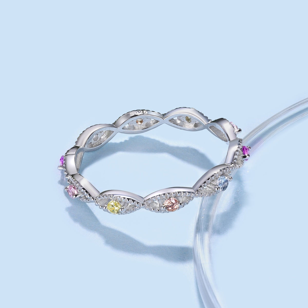 [Lucky Star]Elegant Energetic Round Cut Daily Ring