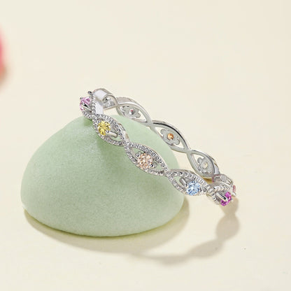 [Lucky Star]Elegant Energetic Round Cut Daily Ring