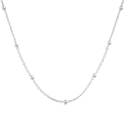 [Lucky Star]Small Bead Clavicle Chain Simple Necklace