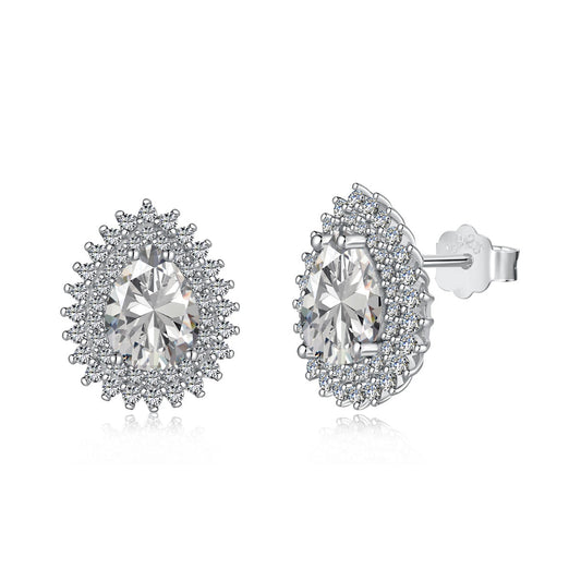[Lucky Star]Delicate Gorgeous Pear Cut Daily Earrings