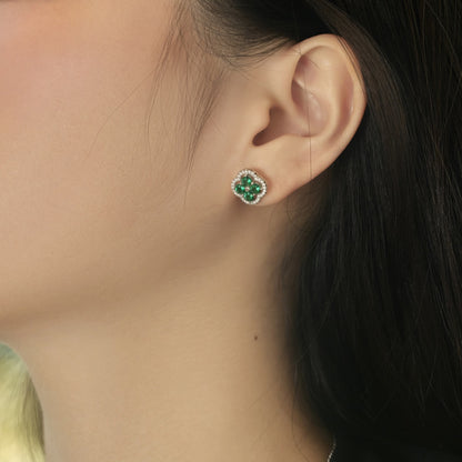 [Lucky Star]Four-Leaf Clover Exquisite Earrings