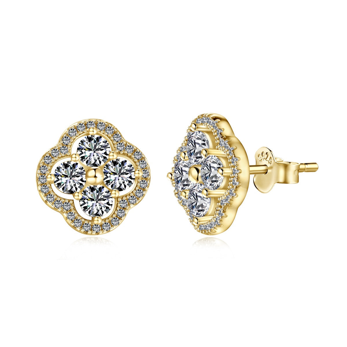 [Lucky Star]Four-Leaf Clover Exquisite Earrings