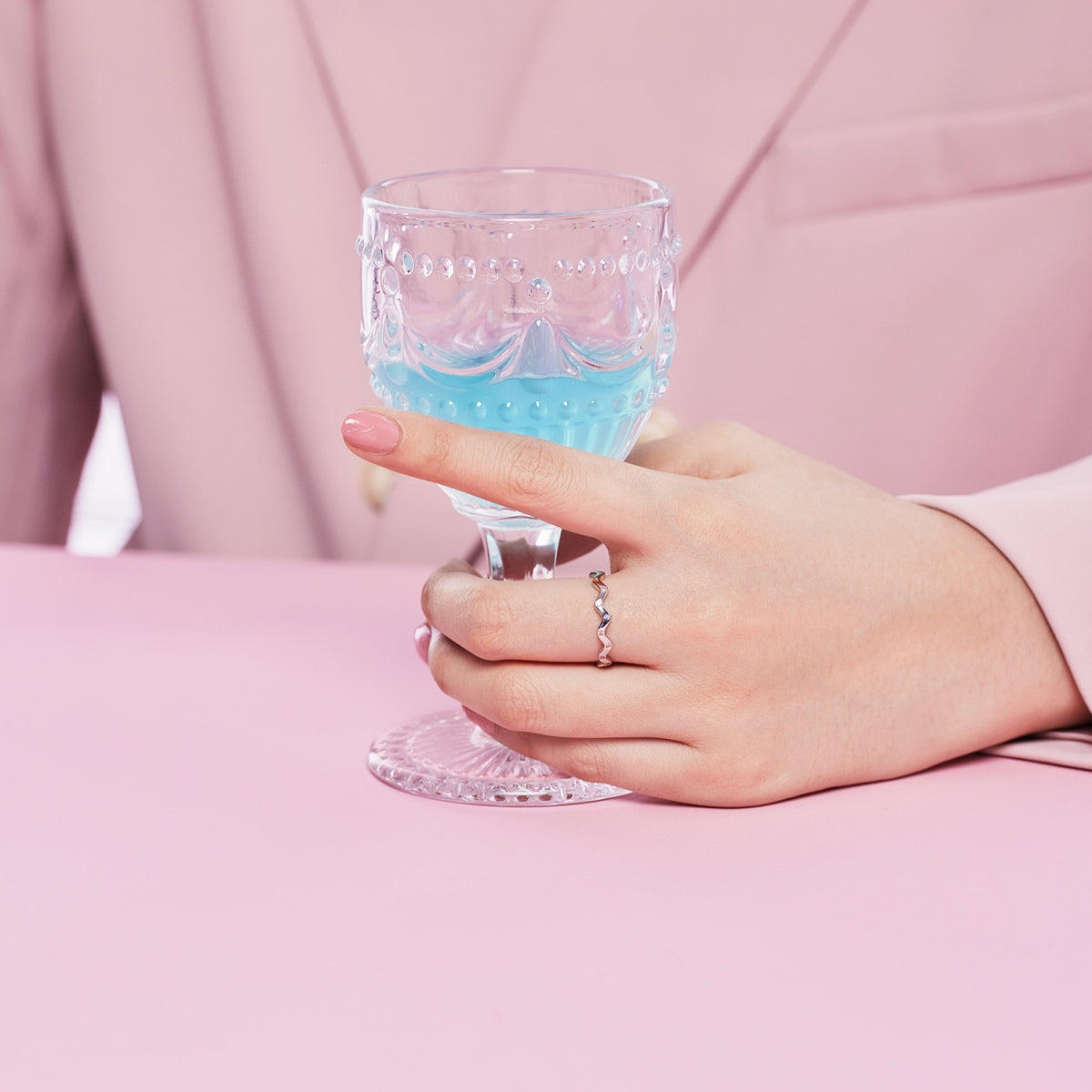 [Lucky Star]Ornate Vibrant Round Cut Daily Ring