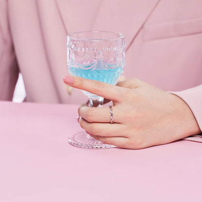 [Lucky Star]Ornate Vibrant Round Cut Daily Ring