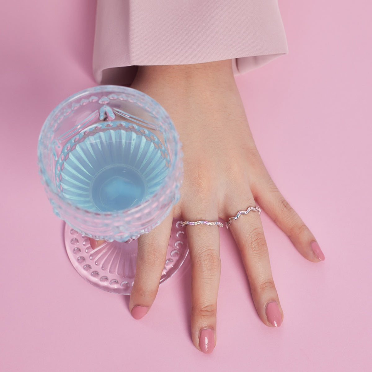 [Lucky Star]Ornate Vibrant Round Cut Daily Ring