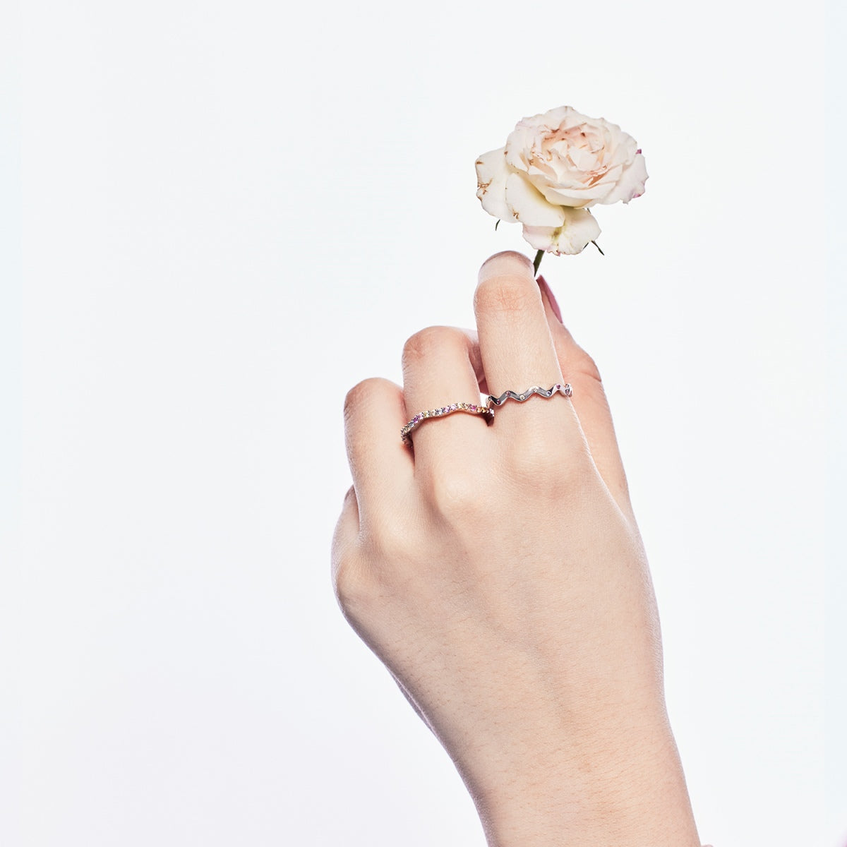 [Lucky Star]Ornate Vibrant Round Cut Daily Ring