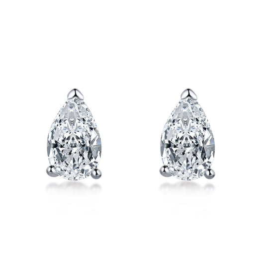 [Lucky Star]Ornate Water Drop Shape Earrings