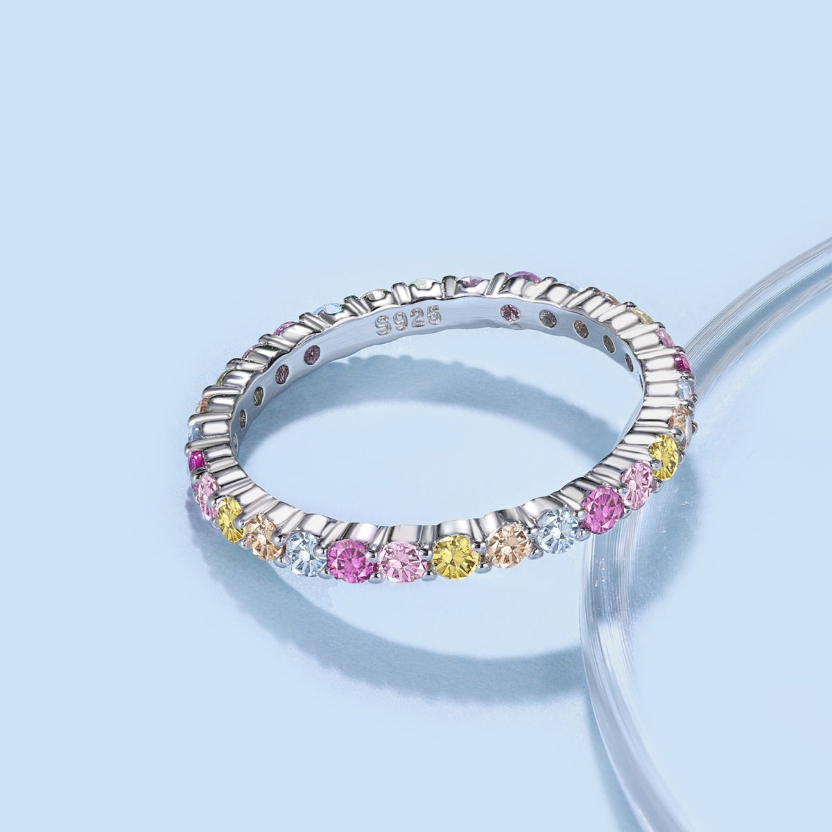 [Lucky Star]Elegant Vivid Round Cut Daily Ring