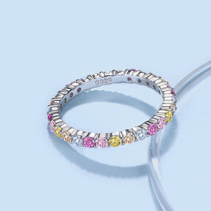 [Lucky Star]Elegant Vivid Round Cut Daily Ring