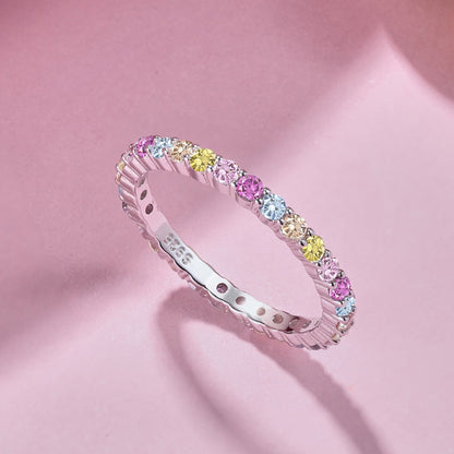 [Lucky Star]Elegant Vivid Round Cut Daily Ring