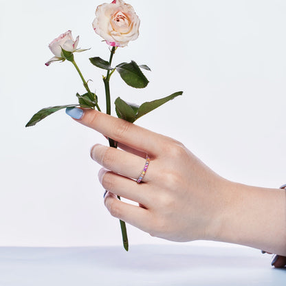 [Lucky Star]Dazzling Resplendent Round Cut Party Ring
