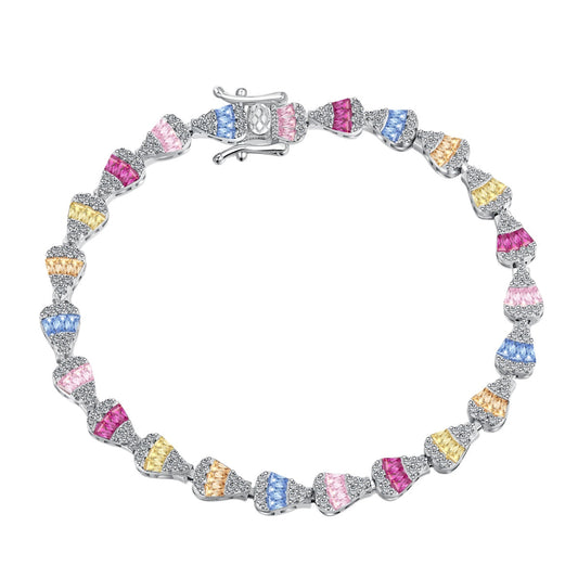 [Lucky Star]Radiant Water Drop Shape Daily Bracelet