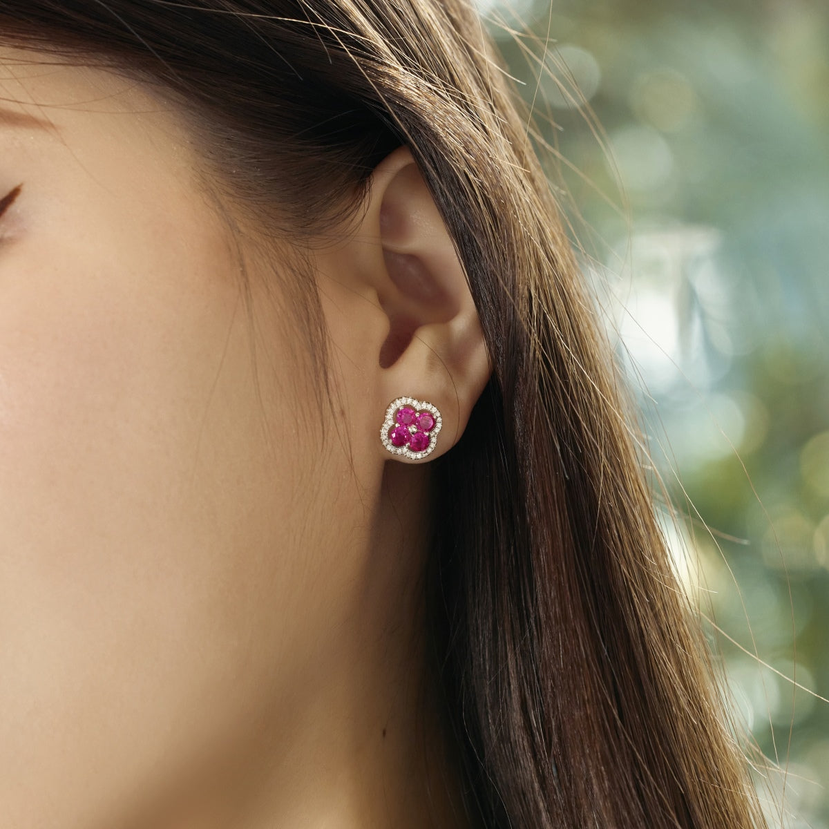 [Lucky Star]Four-Leaf Clover Exquisite Earrings