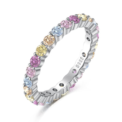 [Lucky Star]Elegant Vivid Round Cut Daily Ring