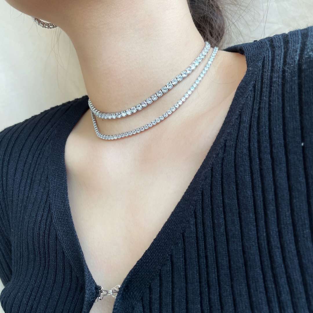 [Lucky Star]Elegant Tennis Chain Necklace